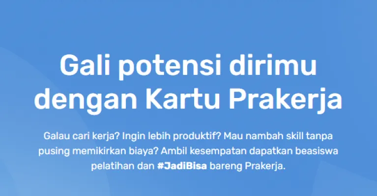 Jadilah bagian dalam 1,2 juta penerima saldo DANA dari Program Kartu Prakerja Gelombang 65. Ikuti caranya dalam artikel ini. (prakerja.go.id)