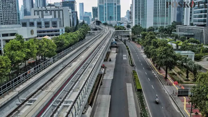 Pembangunan Ibu Kota begitu pesat, seiring pertumbuhan ekonomi. (dok poskota)