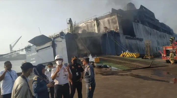 Kepala KSOP Banten Brigjen Pol Capt Hermanto saat memberikan keterangan. (ist)