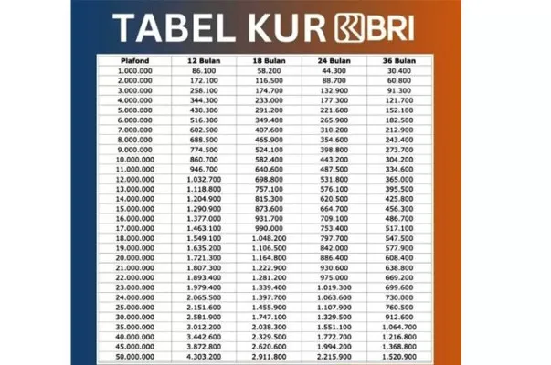 Proses pengajuan KUR BRI 2025 kini lebih mudah dengan NIK KTP. Dukung pertumbuhan UMKM Anda sekarang juga! (Tabel pinjaman KUR BRI 2025)