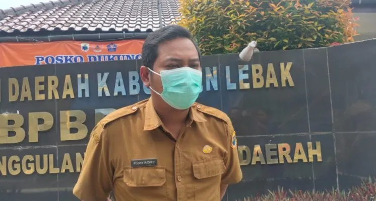 Kepala Pelaksana BPBD Lebak Febby Rizki Pratama (yusuf)