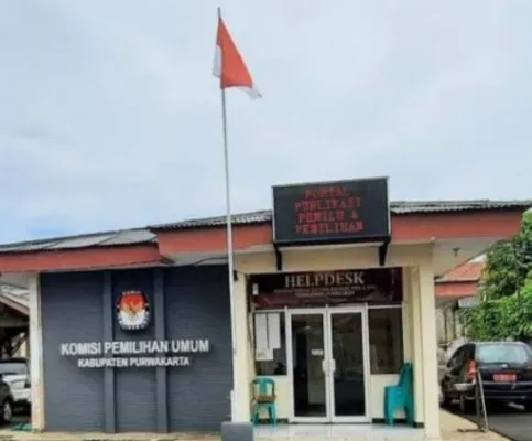 Kantor KPU Purwakarta.