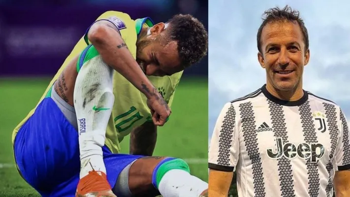 Kolase foto Neymar dan Del Piero (Foto: instagram/fiqueiputomesmo_/alessandrodelpiero)