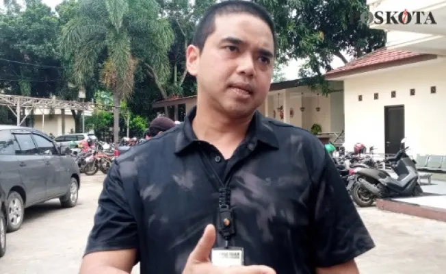 Kasatreskrim polres metro bekasi, Kompol Gogo Galesung.(Ihsan Fahmi).