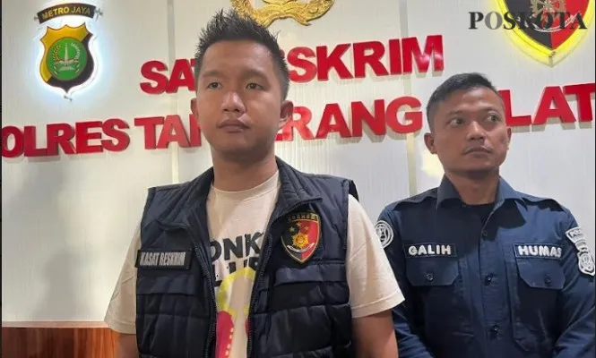 Kasat Reskrim Polres Tangerang Selatan, AKP Aldo Primananda. (Foto/Veronica)