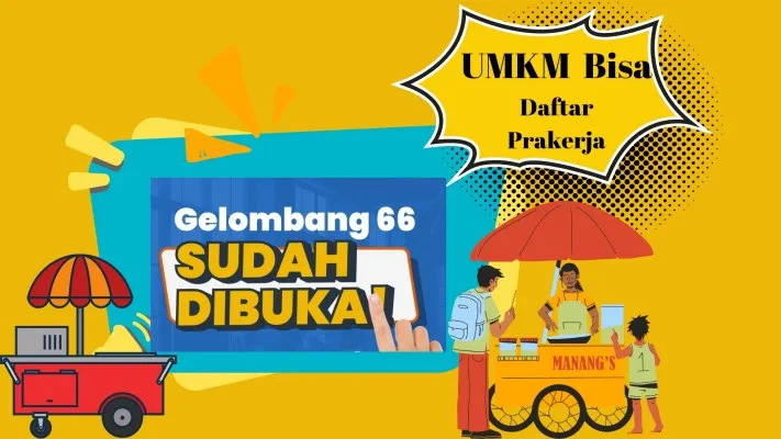 Para pemilik UMKM bisa daftar prakerja gelombang 66 dapatkan saldo dana Rp700.000 insentif prakerja bantuan pemerintah. (Poskota/Syarif Pulloh Anwari)