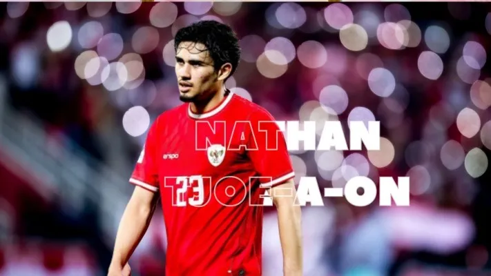 Gelandang visioner bernama Nathan Tjoe-A-On. (Foto PSSI, Desain: Syarif)