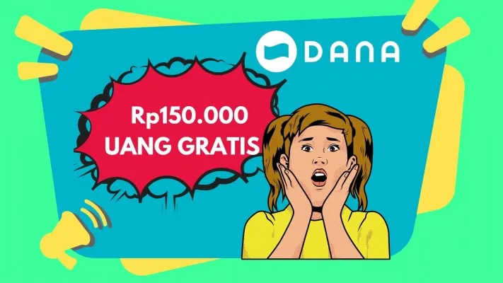 Klaim uang gratis Rp150.000 lewat aplikasi DANA dengan fitur Dana Kaget hari ini Senin 6 Mei 2024. (Poskota/Syarif Pulloh Anwari)