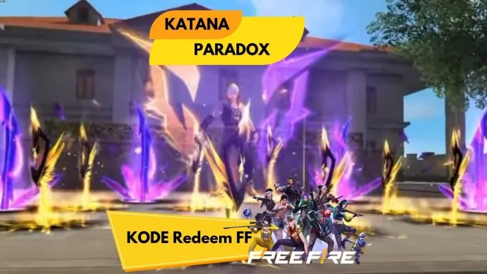 Dapatkan hadiah Katana Paradox dari kode redeem FF hari ini Kamis 16 Mei 2024. (Garena)