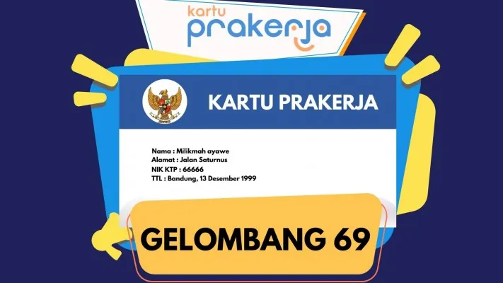 Ada DANA Rp700.000 dari Prakerja Gelombang 69, daftar modal KTP Elektronik di Sini. (Poskota/Syarif Pulloh Anwari)