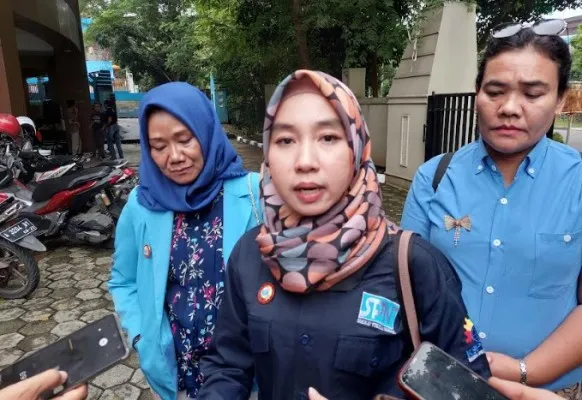 Ketua DPD SPN Banten, Intan Indria Dewi.(bilal)