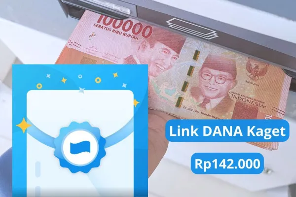 Klaim link DANA Kaget Rp142.000 hari ini 14 Desember 2024. (Poskota/Audie Salsabila)