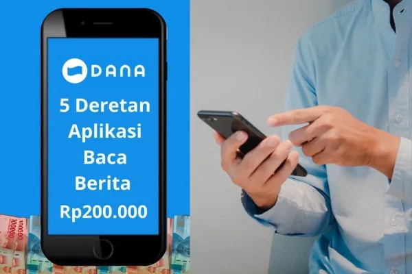 Klaim saldo DANA gratis Rp200.000 dari 5 deretan aplikasi baca berita ini. (Poskota/Audie Salsabila Hariyadi)