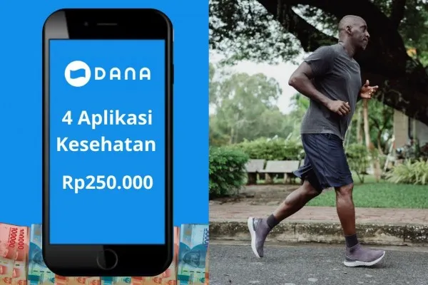 Klaim saldo DANA gratis Rp250.000 dari 4 rekomendasi aplikasi kesehatan, cair tiap hari ke dompet elektronik. (Poskota/Audie Salsabila Hariyadi)