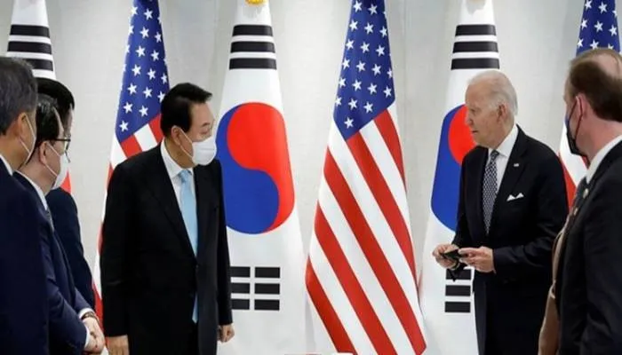 Pertemuan pemimpin Korea Selatan dan Amerika Serikat.