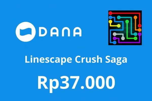 Linescape Crush Saga, game yang bisa tarik saldo DANA Rp37.000. (Poskota/Canva/Audie Salsabila Hariyadi)