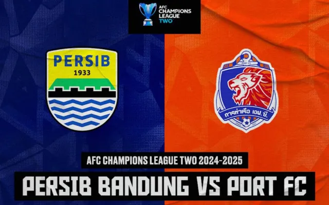 Ilustrasi link live streaming dan siaran langsung pertandingan Persib vs Port FC di ACL 2. (X/@Jalatlive)