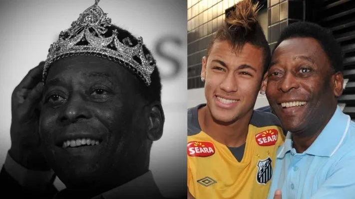 Foto ucapan belasungkawa Neymar untuk Pele (Foto: Instagram/neymarjr)