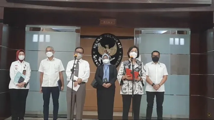 Menkeu saat Sri Mulyani Indrawati membeberkan soal obligor dan debitur BLBI. (rizal/tangakapan layar)