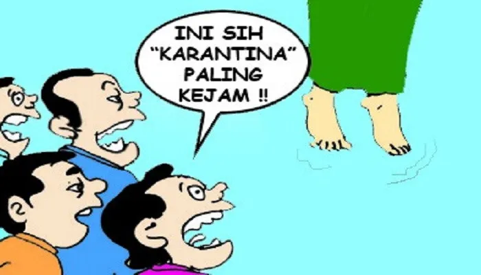 Ilustrasi Nah Ini Dia Dikarantina Suami karena PIL 'Janda' Memilih Gantung Diri. (ucha)