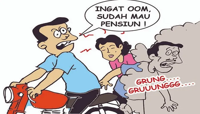 Ilustrasi Nah Ini Dia Wakapolsek Telat Puber ke-2 Mau Pensiun Pacari Bini Orang. (ucha)