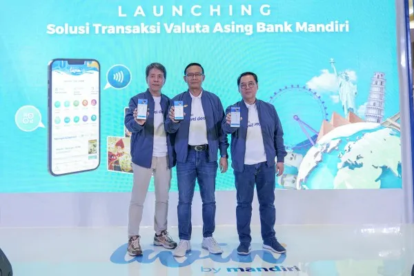 Foto: Bank Mandiri luncurkan solusi transaksi valuta asing. (Dok. Bank Mandiri)