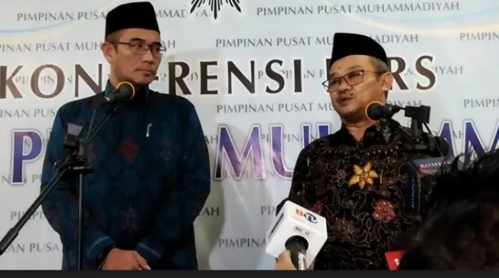 ekretaris Umum PP Muhammadiyah, Abdul Mu’ti dan  Ketua KPU RI Hasyim Asy'ari. (ist)