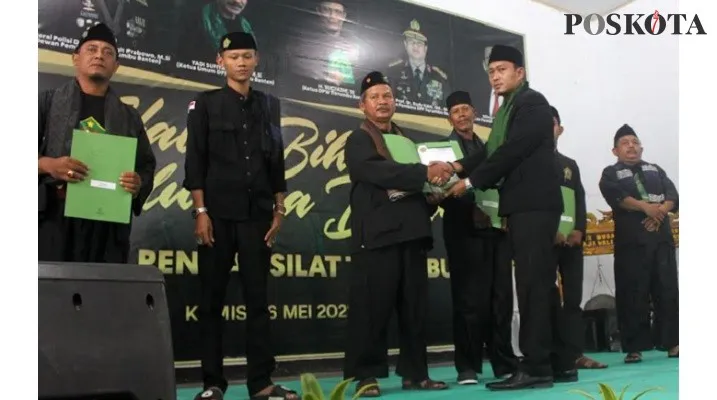 Peguron Pencak Silat Terumbu Banten Fokus Menata Organisasi (foto: luthfi) 