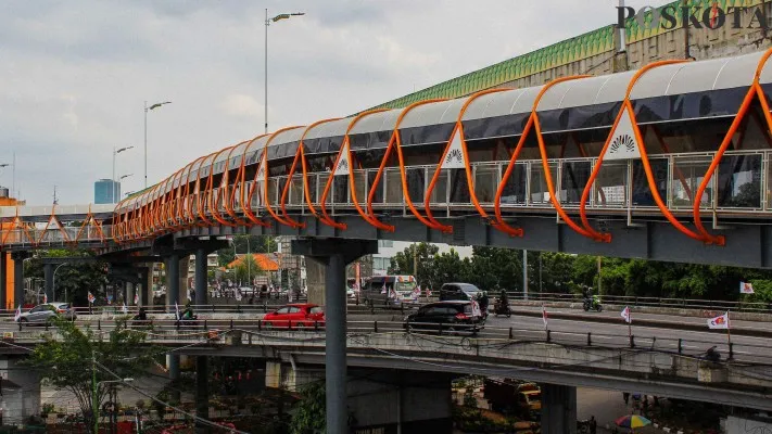 Skywalk Kebayoran Lama, Jakarta Selatan. (dok poskota)