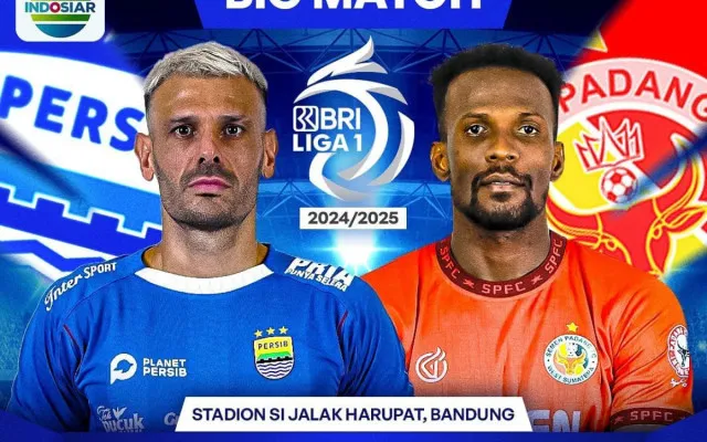 Ilustrasi link live streaming duel antara Persib Bandung vs Semen Padang di Liga 1. (X/@duniahiburan)