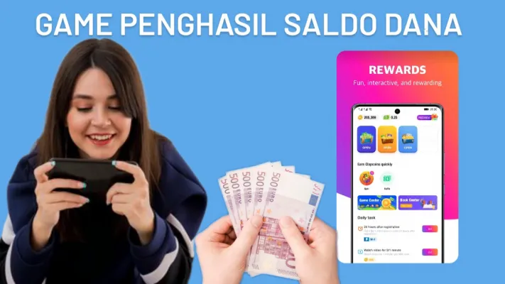 10 daftar game penghasil saldo DANA gratis terbukti membayar ke rekening dengan cepat. (Foto: edit Freepik/Kamila Sayara)