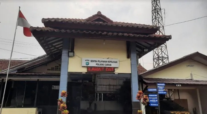 Kantor Polsek Curug, Polres Tangerang Selatan. (Foto/Veronica)