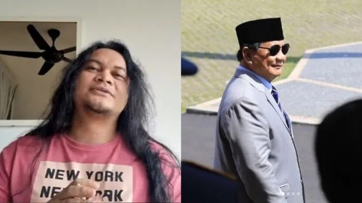 Kolase foto Mbah Mijan dan Prabowo Subianto (Foto: Youtube/Mbah Mijan, IG/Prabowo).)