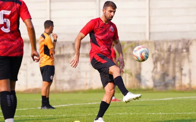 Potret pemain anyar Persija, Ramon Bueno saat berlatih di Jakarta. (Dok. Persija)