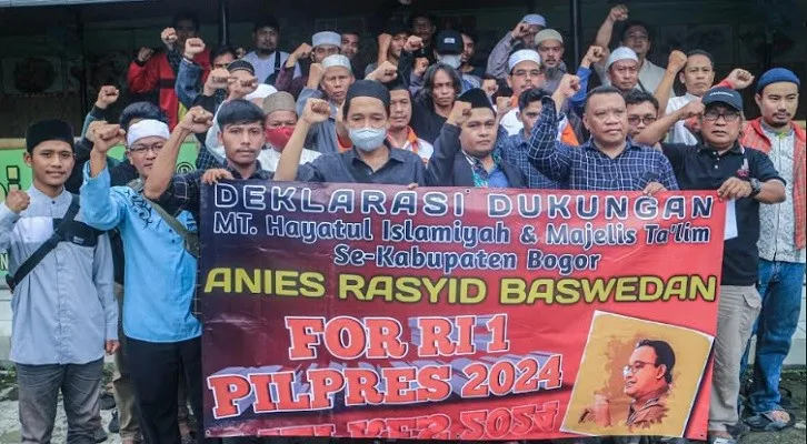 Deklarasi Anies Capres 2024 oleh Area (Aliansi Relawan Anies) di Bogor. (ist)