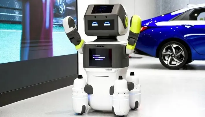 Robot pelayan pelanggan DAL-e dari Hyundai. (Sumber: Antara/Hyundai)