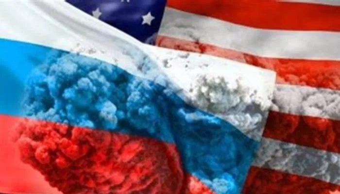 Rusia versus Amerika Serikat (Ilustrasi)