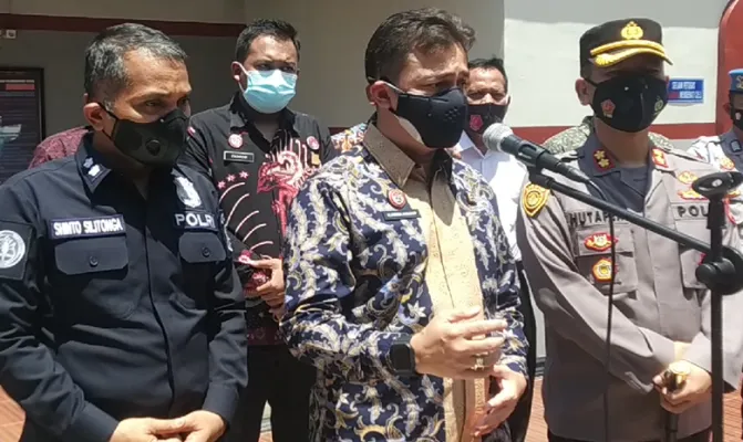 Kepala Rutan Aliandra Harahap: Rutan kelas 2-B Serang lakukan pendekatan persuasif Hindari kegaduhan serta kejadian seperti di Lapas kelas I Tangerang. (Foto/luthfi) 