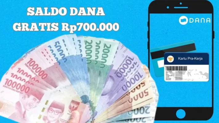 Selamat kamu berhasil klaim saldo DANA Rp700.000 dari pemerintah cair ke dompet digital sekarang, cek informasinya di sini. (Poskota/Syania Nurul Lita Baikuni)