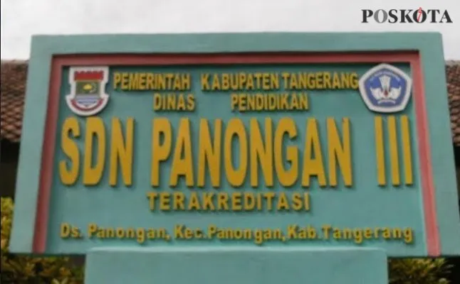 SDN Panongan III, Kabupaten Tangerang. (Veronica)