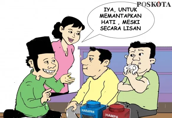 Obrolan warteg: Musim Mencari Pasangan. (Poskota/ Yudhi Himawan)