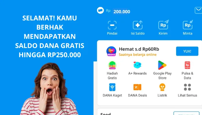 Jika kamu ingin mendapatkan saldo DANA Rp250.000 secara gratis sambil bersantai, langsung saja gunakan beberapa rekomendasi aplikasi penghasil uang disini  ( Foto : Poskota/Adriansyah )