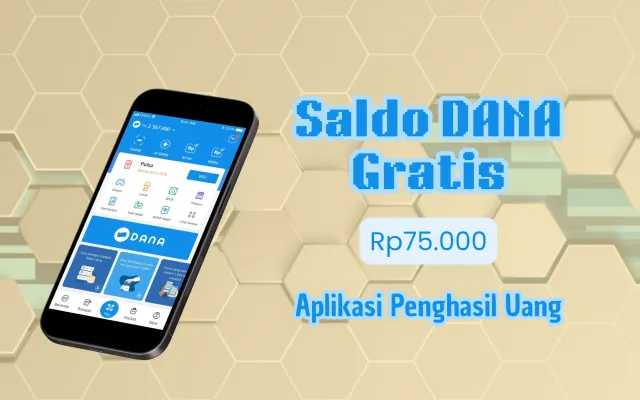 Gunakan aplikasi penghasil uang berikut untuk raih saldo DANA gratis puluhan ribu setiap hari. (Poskota/Syifa Luthfiyah)