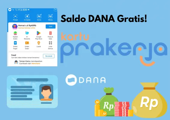 Selamat, nomor KTP kamu jadi penerima saldo dana gratis Rp700.000 dari program Kartu Prakerja, Cek yuk cara klaimnya. (Poskota/Adam Ganefin)