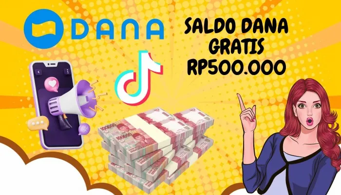 Klaim Saldo DANA Gratis Rp500.000 dari Aplikasi TikTok Langsung Cair ke Dompet Elektronik, Ikuti Tips dan Triknya di Sini! (Foto : PosKota/Nur Rumsari)