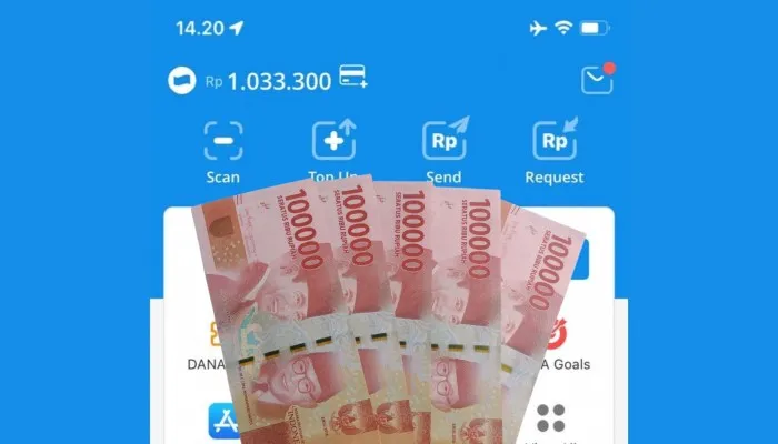 Begini Cara Ampuh Klaim Saldo DANA Gratis Rp100.000 Langsung Cair ke Dompet Elektronik. (PosKota/Nur Rumsari)