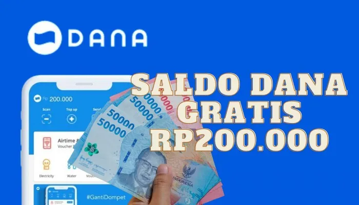 Dapatkan Saldo DANA Gratis Rp200.000 dari Aplikasi Panghasil Uang Tercepat Ini Langsung Cair ke Dompet Elektronik! (PosKota/Nur Rumsari)