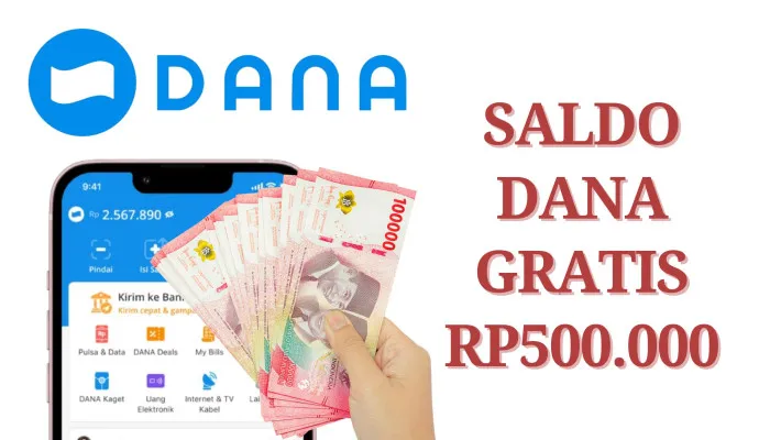 Cara Cerdas Klaim Saldo Gratis Rp500.000 di Aplikasi DANA (PosKota/Nur Rumsari)