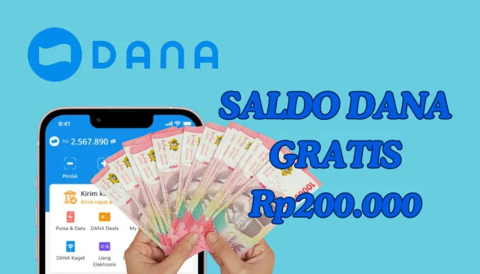 Cukup Klik Link DANA Kaget Hari Ini Saldo DANA Gratis hingga Rp200.000 Langsung Meluncur ke Dompet Elektronik (PosKota/Nur Rumsari)