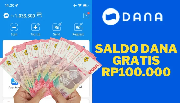 Anda bisa cairkan saldo DANA gratis Rp100.000 Langsung Masuk Dompet Elektronikmu Hari ini 18 Februari 2025. (PosKota/Nur Rumsari)